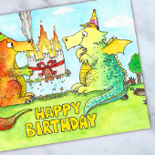 Dragons Happy birthday briefkaart