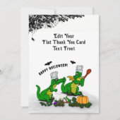 Dragons - Happy Halloween! Vandaag ga ik koken Bedankkaart (Voorkant)