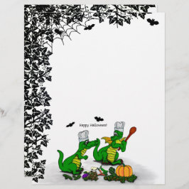 Dragons - Happy Halloween! Vandaag ga ik koken Briefhoofd