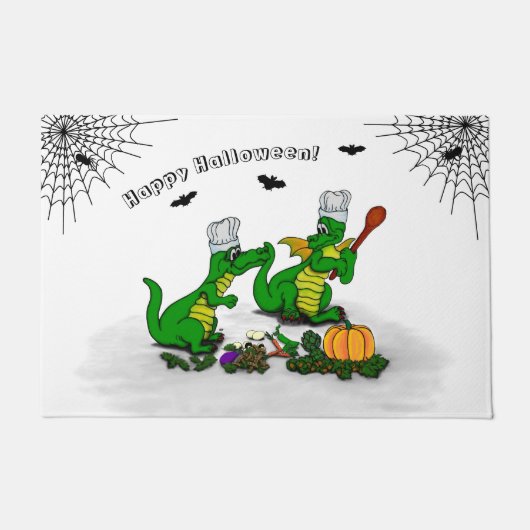 Dragons - Happy Halloween! Vandaag ga ik koken Deurmat (Voorkant)