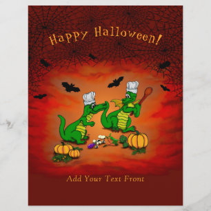 Dragons - Happy Halloween! Vandaag ga ik koken Flyer