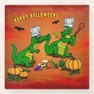 Dragons - Happy Halloween! Vandaag ga ik koken Glazen Onderzetter