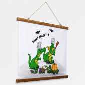 Dragons - Happy Halloween! Vandaag ga ik koken Hangend Wandkleed (Gebogen)