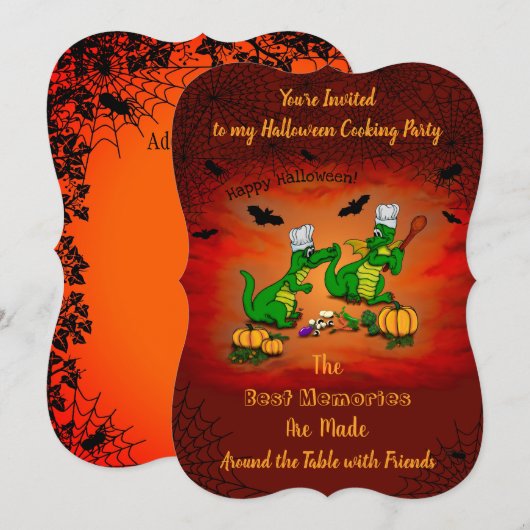 Dragons - Happy Halloween! Vandaag ga ik koken Kaart (Voorkant / Achterkant)