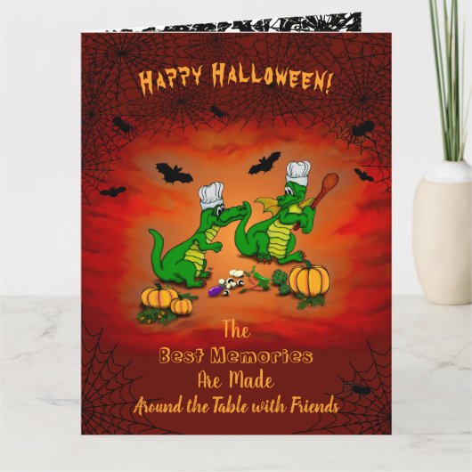 Dragons - Happy Halloween! Vandaag ga ik koken Kaart (Voorkant)