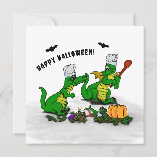 Dragons - Happy Halloween! Vandaag ga ik koken Kaart (Voorkant)
