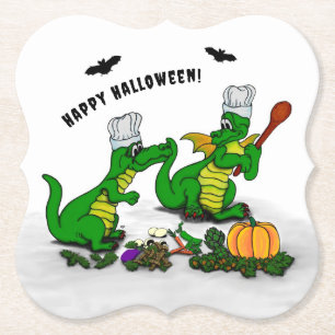 Dragons - Happy Halloween! Vandaag ga ik koken Kartonnen Onderzetters