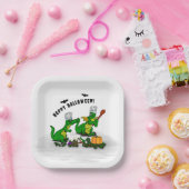 Dragons - Happy Halloween! Vandaag ga ik koken Papieren Bordje (Feest)