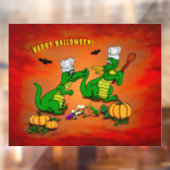 Dragons - Happy Halloween! Vandaag ga ik koken Raamsticker (Vel 2)