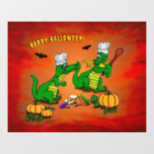 Dragons - Happy Halloween! Vandaag ga ik koken Raamsticker (Vel)