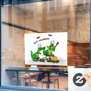 Dragons - Happy Halloween! Vandaag ga ik koken Raamsticker