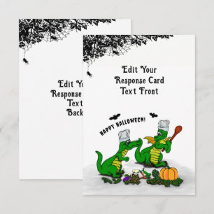 Dragons - Happy Halloween! Vandaag ga ik koken RSVP Kaartje