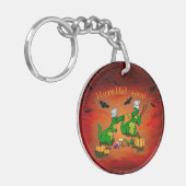 Dragons - Happy Halloween! Vandaag ga ik koken Sleutelhanger (Voorkant Links)