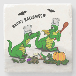 Dragons - Happy Halloween! Vandaag ga ik koken Stenen Onderzetter