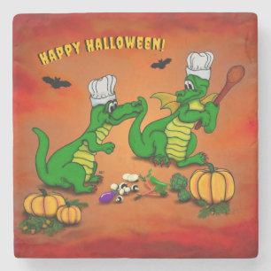 Dragons - Happy Halloween! Vandaag ga ik koken Stenen Onderzetter