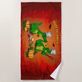 Dragons - Happy Halloween! Vandaag ga ik koken Strandlaken (Voorkant)