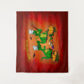 Dragons - Happy Halloween! Vandaag ga ik koken Wandkleed (Voorkant)