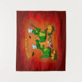 Dragons - Happy Halloween! Vandaag ga ik koken Wandkleed (Voorkant)