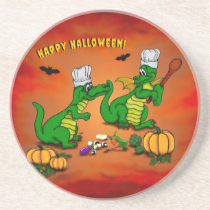 Dragons - Happy Halloween! Vandaag ga ik koken Zandsteen Onderzetter