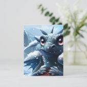 Dragons hebben de verbeelding van kinderen vastgel feestdagenkaart (Staand voorkant)