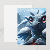 Dragons hebben de verbeelding van kinderen vastgel feestdagenkaart (Voorkant / Achterkant)