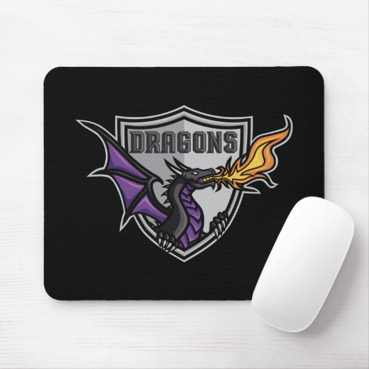 Dragons Hockey Logo Muismat (Met muis)