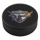 Dragons Hockey Logo Puck (3/4)