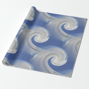 Dragons in de lucht... cadeaupapier