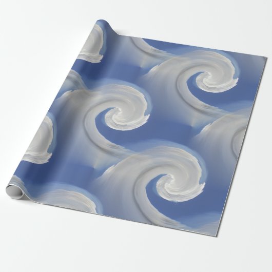 Dragons in de lucht... cadeaupapier (Uitgerold)