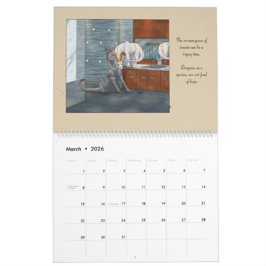 Dragons in Liefde Kalender (Mar 2026)
