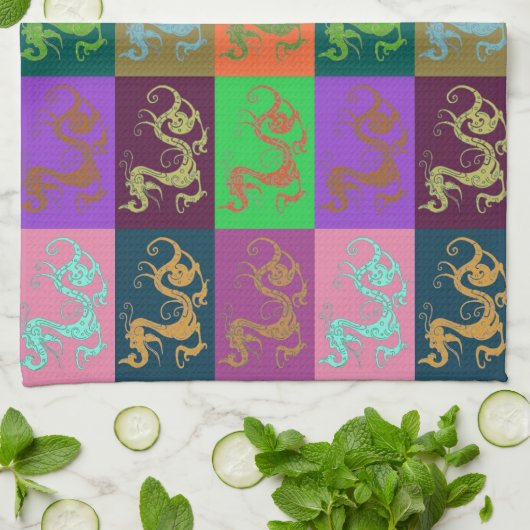 Dragons Kitchen Towels Theedoek (Gevouwen)