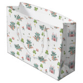 Dragons Knights Sprookjesachtig Middeleeuws Kastee Groot Cadeauzakje (Achterkant Gekanteld)