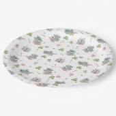 Dragons Knights Sprookjesachtig Middeleeuws Kastee Papieren Bordje (Gekanteld)