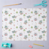 Dragons Knights Sprookjesachtig Middeleeuws Kastee Tissuepapier (Craft)