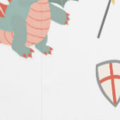 Dragons Knights Sprookjesachtige Middeleeuwse Kast Behang (Zoom)