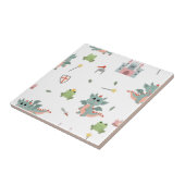 Dragons Knights Sprookjesachtige Middeleeuwse Kast Tegeltje (Zijkant)