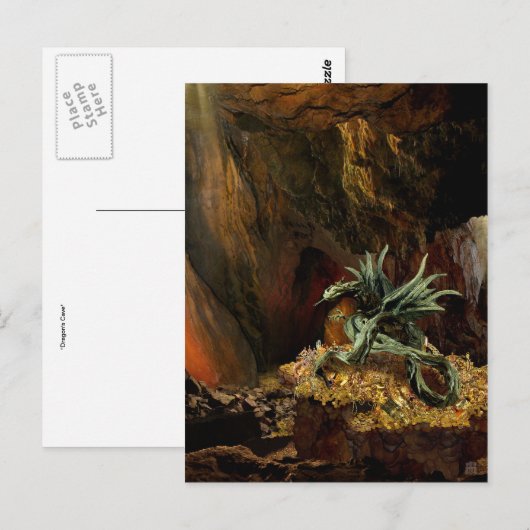 Dragon's Lair briefkaart (Voorkant / Achterkant)