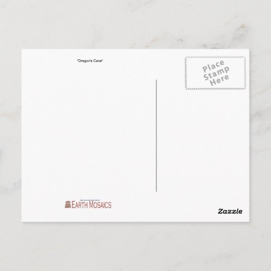 Dragon's Lair briefkaart (Achterkant)