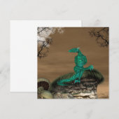 Dragons Lair-uitnodigingen Kaart (Voorkant / Achterkant)