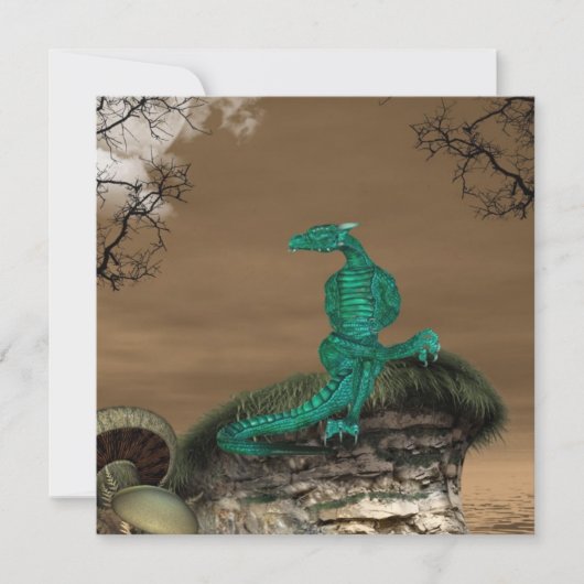 Dragons Lair-uitnodigingen Kaart (Voorkant)