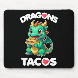 Dragons Love Tacos Cute Cinco de Mayo Mexican Food Muismat