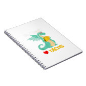 Dragons Love Tacos Notitieboek (Rechterzijde)
