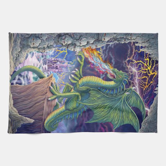 Dragon's luierhanddoek theedoek (Horizontaal)