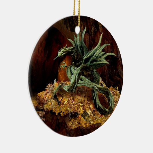 Dragon's luierversiering keramisch ornament (Rechts)