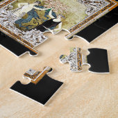 Dragons Maiden Knachten Fantasy sprosproverkunst Legpuzzel (Zijkant)