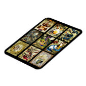 Dragons Maiden Knachten Fantasy sprosproverkunst Magneet (Linkerzijde)