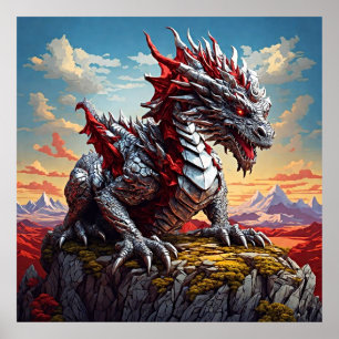 Dragon's Majesty: Epic Fantasy Poster