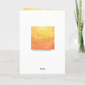 Dragons Oogmonogram Oranje en zwart Kaart (Achterkant)