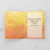 Dragons Oogmonogram Oranje en zwart Kaart (Binnen)