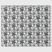 Dragons outline pattern 05.b.DOLP01 Cadeaupapier (Vlak)